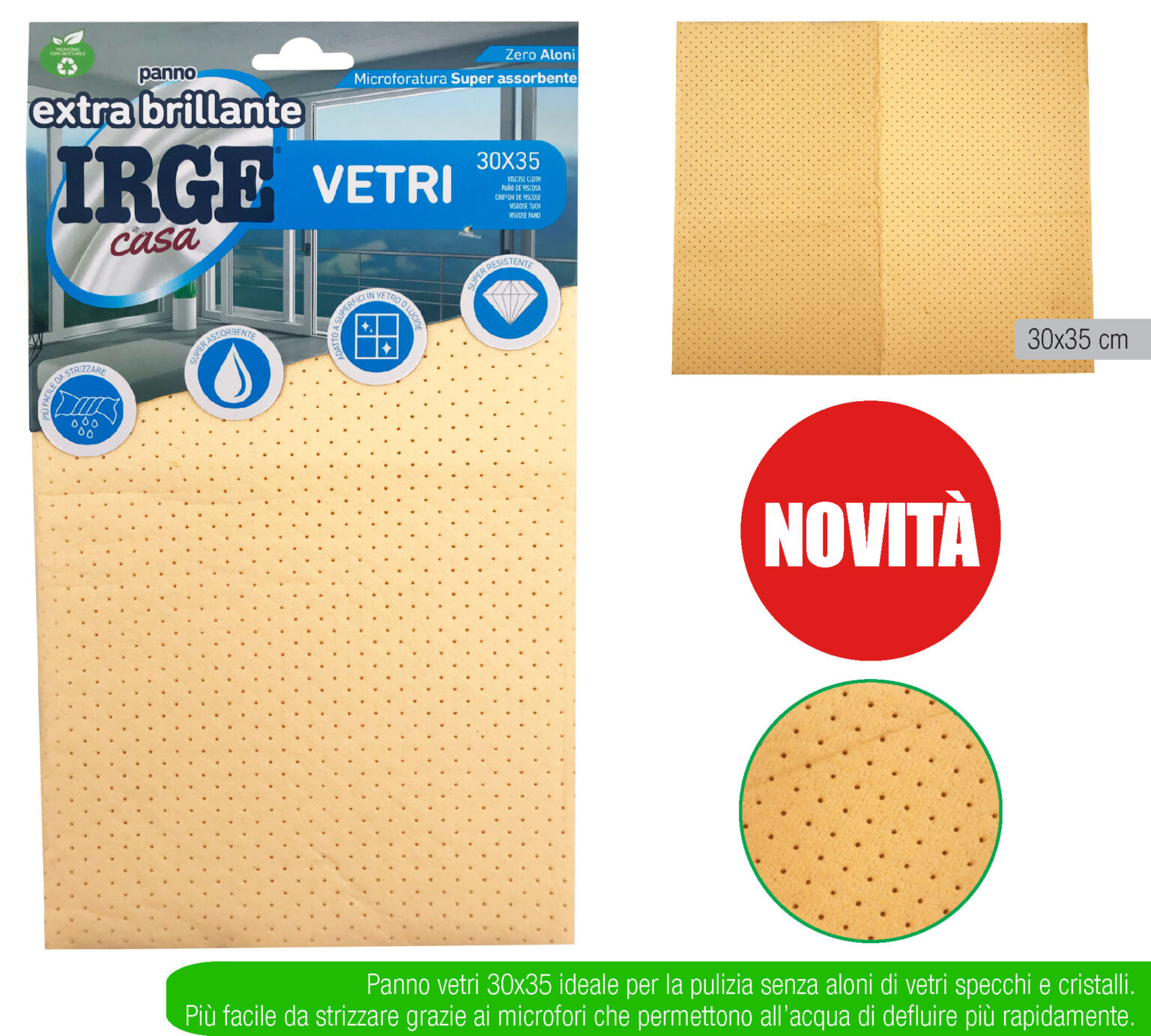 Irge Panno Cattura Polvere Lavanda 20Pz - Casabalò