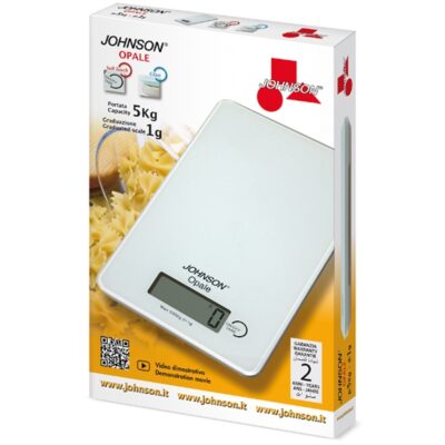 BILANCIA CUCINA DIGITALE "OPALE" 5kg. Johnson