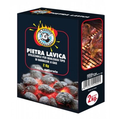 PIETRA LAVICA X BARBECUE GAS Kg.2