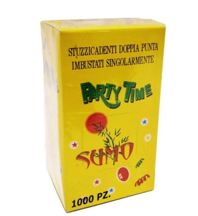 STUZZICADENTI BAMBU IMBUSTATI SING. 1000 PZ.