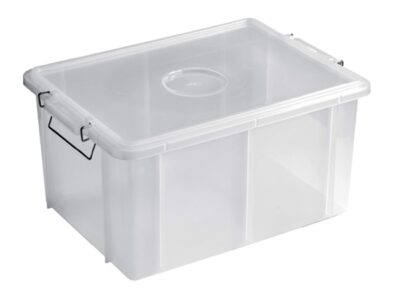 CASSETTA BOX C/COP. 55x40x29h C/GANCI