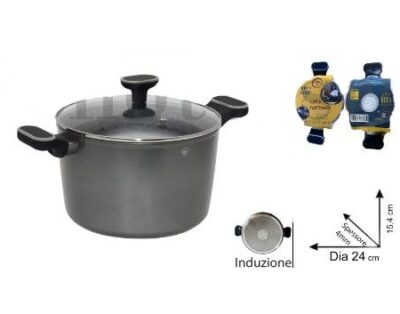 PENTOLA PARTENOPE CM.20 C/COP Induzione