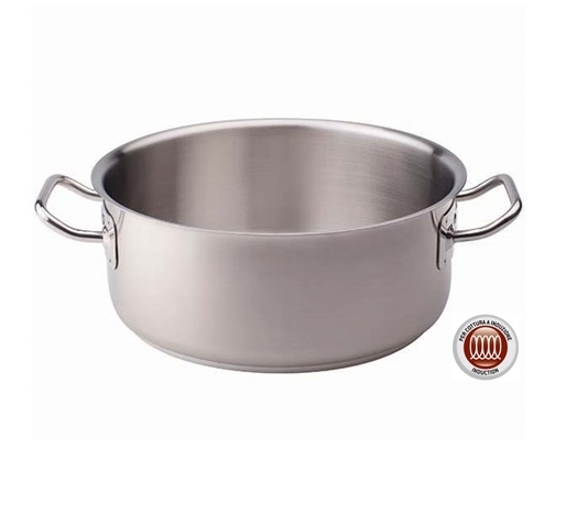 CASS. INOX 18/10 BASSA INDUZ. 2/M CM.40 Agnelli